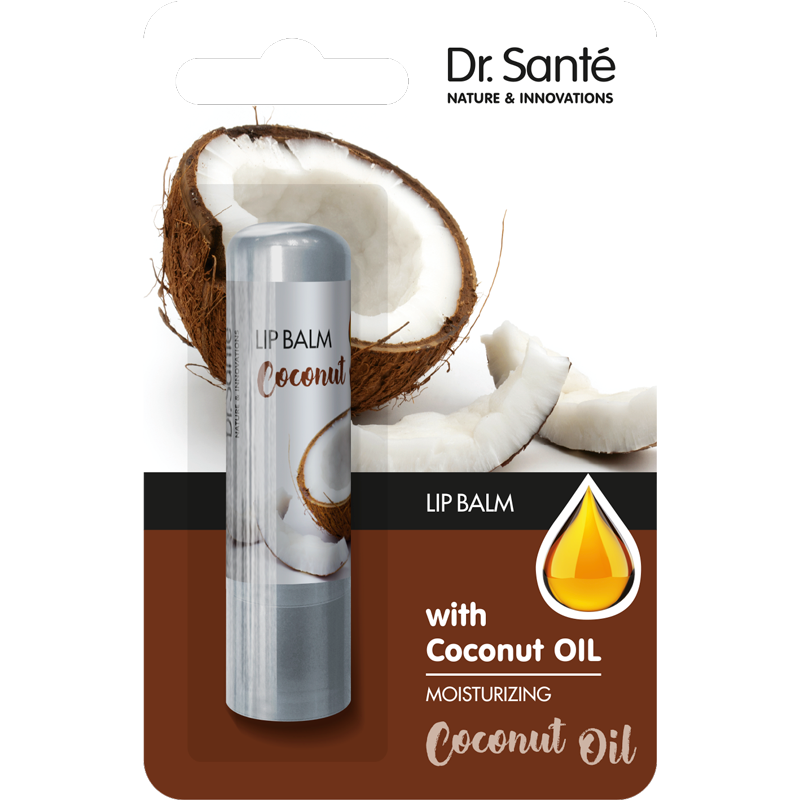 Balsam do ust z olejem kokosowym Dr. Sante 3,6g