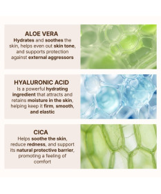 Aloes + Kwas Hialuronowy Nawilżający i Ochronny Lekki krem do twarzy na dzień SPF 50 Green Pharmacy 50ml
