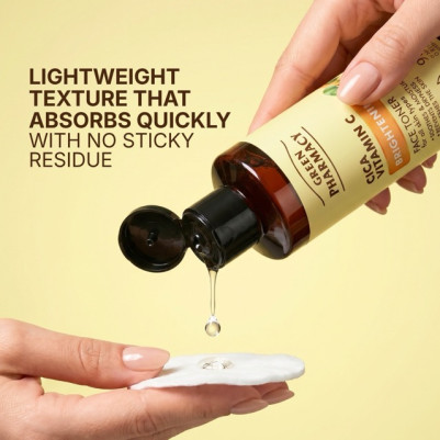 Cica + Witamina C Rozświetlający tonik do twarzy Green Pharmacy 200ml