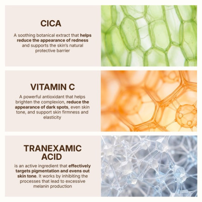 Cica + Witamina C Rozświetlający tonik do twarzy Green Pharmacy 200ml