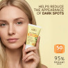 Cica + Witamina C Rozświetlający krem do twarzy na dzień SPF 50+ Green Pharmacy 50ml
