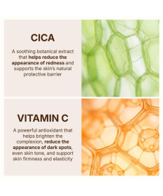 Cica + Witamina C Rozświetlający krem do twarzy na dzień SPF 50+ Green Pharmacy 50ml