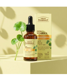 Cica + Witamina C Serum do twarzy rozświetlające Green Pharmacy 30 ml