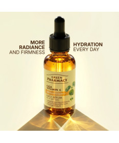 Cica + Witamina C Serum do twarzy rozświetlające Green Pharmacy 30 ml