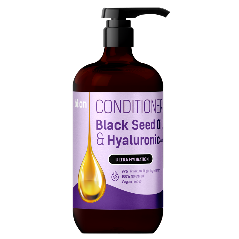 Black Seed Oil & Hyaluronic Acid Odżywka do włosów bi:on 946ml OUTLET