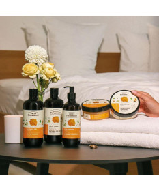 Cukrowy peeling do ciała Kurkuma i olejek dyniowy OUTLET
