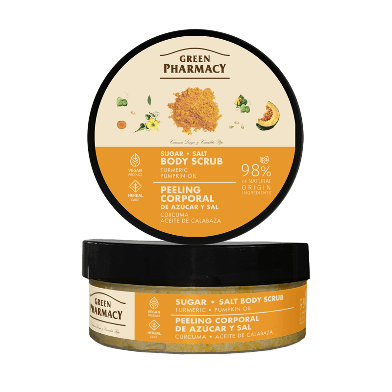 Cukrowy peeling do ciała Kurkuma i olejek dyniowy OUTLET