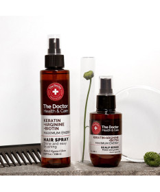 Health & Care. Spray do włosów. Keratyna + arginina + biotyna - 150ml OUTLET
