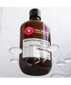 Health & Care. Wzmacniający szampon do włosów. Keratyna + arginina + biotyna - 355ml OUTLET