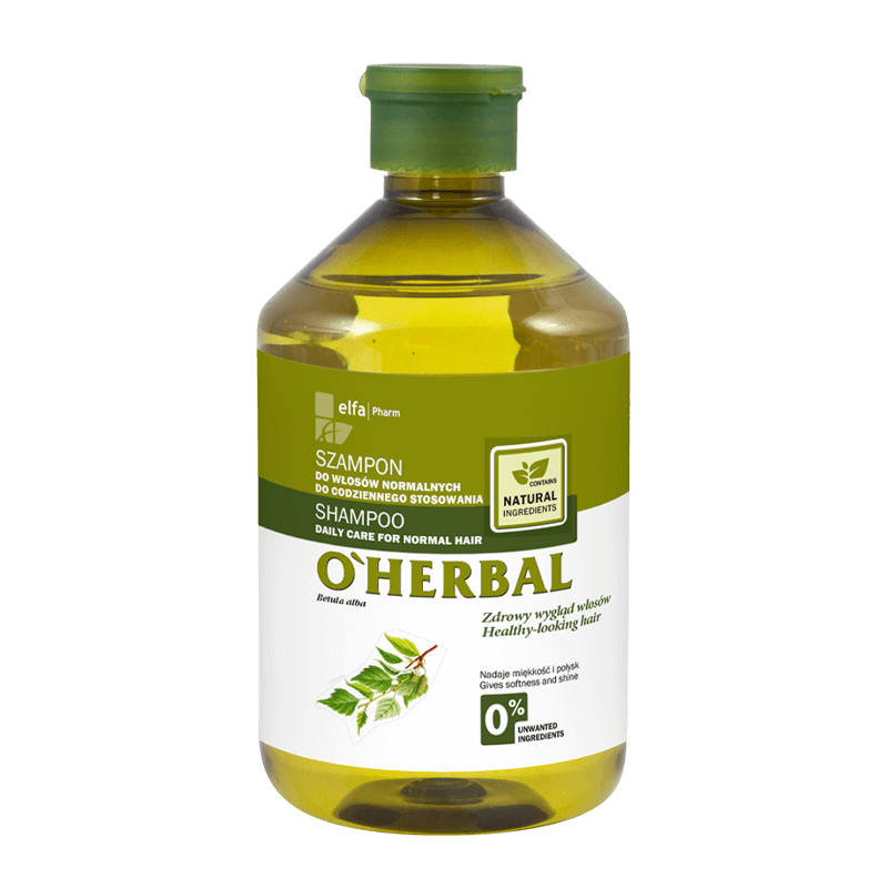 copy of Szampon do włosów normalnych do codziennego stosowania z ekstraktem z brzozy O'Herbal 500ml