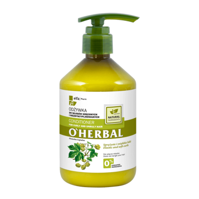 copy of Odżywka do włosów kręconych i niezdyscyplinowanych z ekstraktem z chmielu O'Herbal 500ml