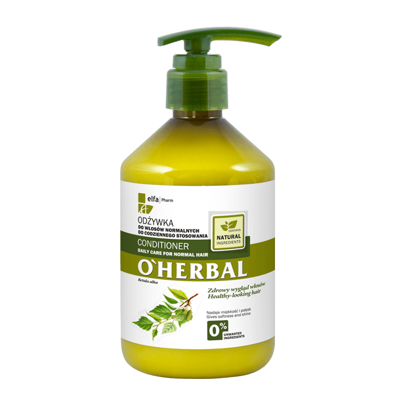 copy of Odżywka do włosów normalnych do codziennego stosowania z ekstraktem z brzozy O'Herbal 500ml