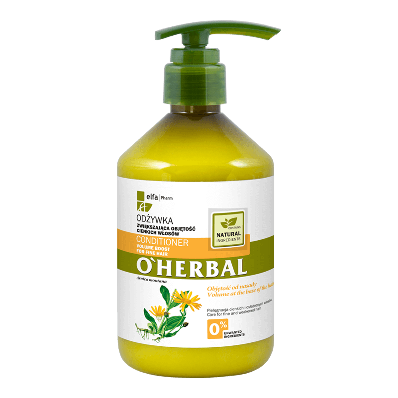 copy of Odżywka zwiększająca objętość cienkich włosów z ekstraktem z arniki O'Herbal 500ml