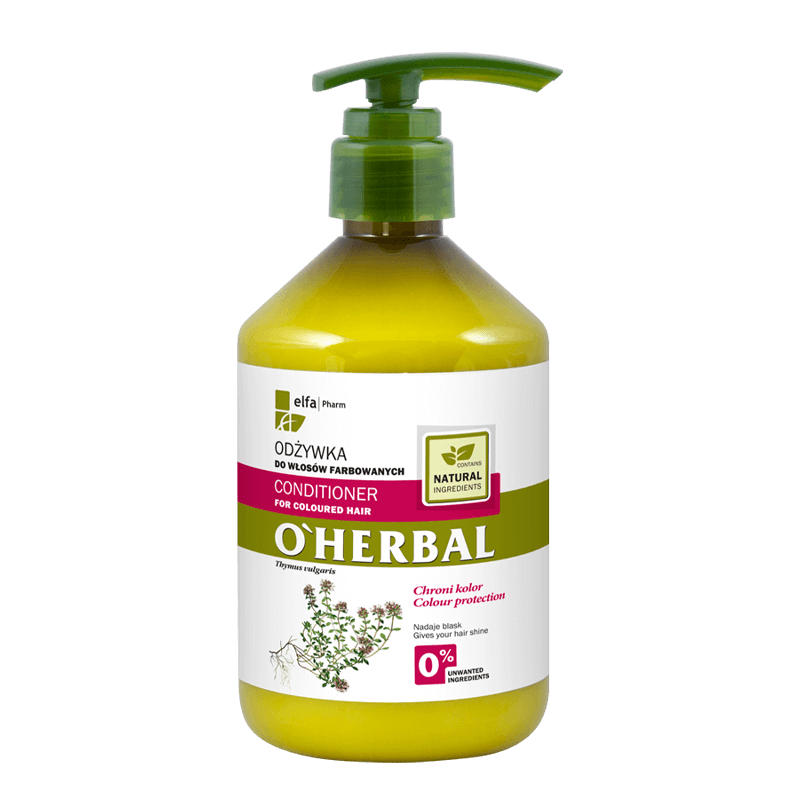 copy of Odżywka do włosów farbowanych z ekstraktem z tymianku O'Herbal 500ml