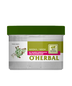 Maska do włosów farbowanych z ekstraktem z tymianku O'Herbal 500ml OUTLET