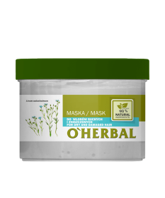 copy of Maska do włosów suchych i zniszczonych z ekstraktem z lnu O'Herbal 500ml