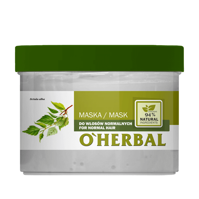 copy of Maska do włosów normalnych z ekstraktem z brzozy O'Herbal 500ml