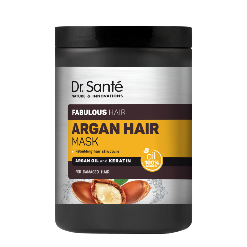 copy of Argan Hair. Kremowa maska do włosów zniszczonych. Wspaniałe włosy Dr. Santé 1000ml