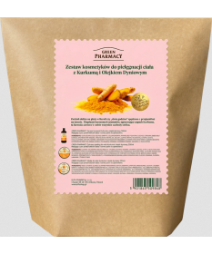 Zestaw kosmetyków do pielęgnacji ciała, Kurkuma i Olejek Dyniowy OUTLET