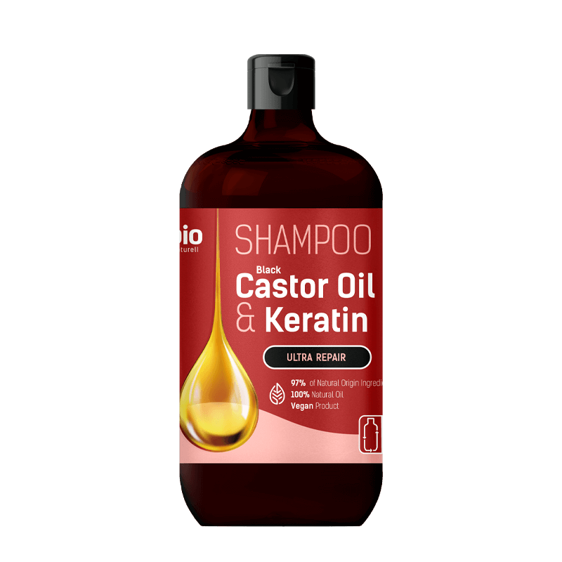 Black Castor Oil & Keratin Szampon dla wszystkich typów włosów 946ml