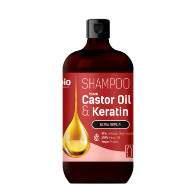 Black Castor Oil & Keratin Szampon dla wszystkich typów włosów 946ml