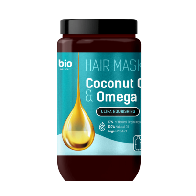 Coconut Oil & Omega 3 Maska do włosów Bio Naturell 946ml