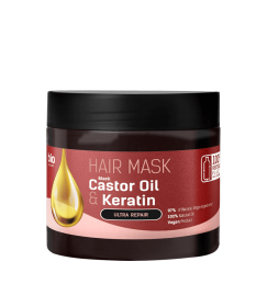 Black Castor Oil & Keratin Maska do włosów 295ml