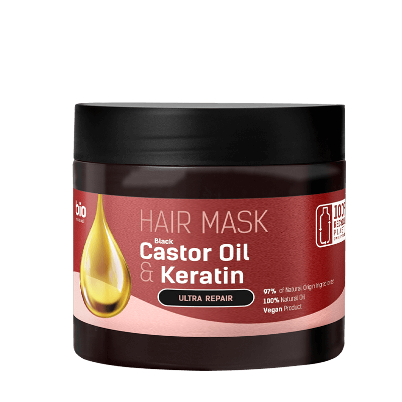 Black Castor Oil & Keratin Maska do włosów 295ml