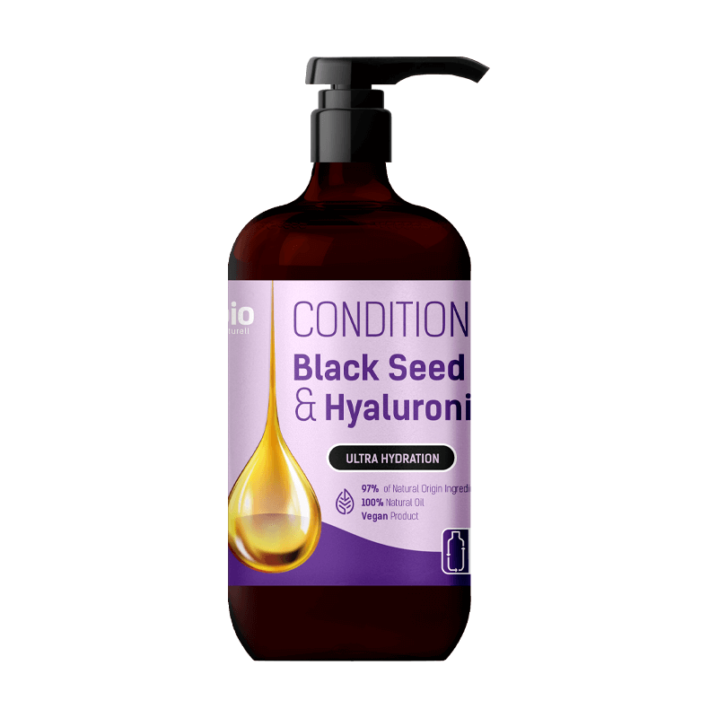 Black Seed Oil & Hyaluronic Acid Balsam do włosów Bio Naturel 946ml