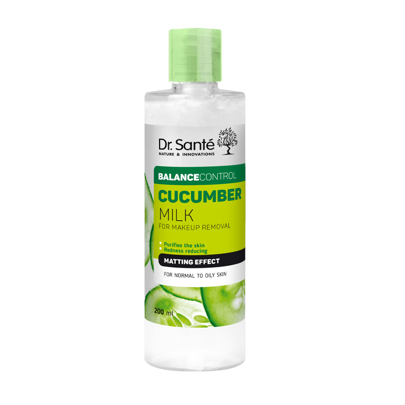 Cucumber Balance Control Mleczko normalizujące do demakijażu Dr.Santé