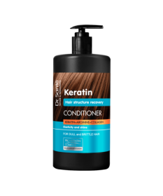 Keratin Hair. Odżywka do włosów matowych i łamliwych. Odbudowa struktury włosów - 1000 ml