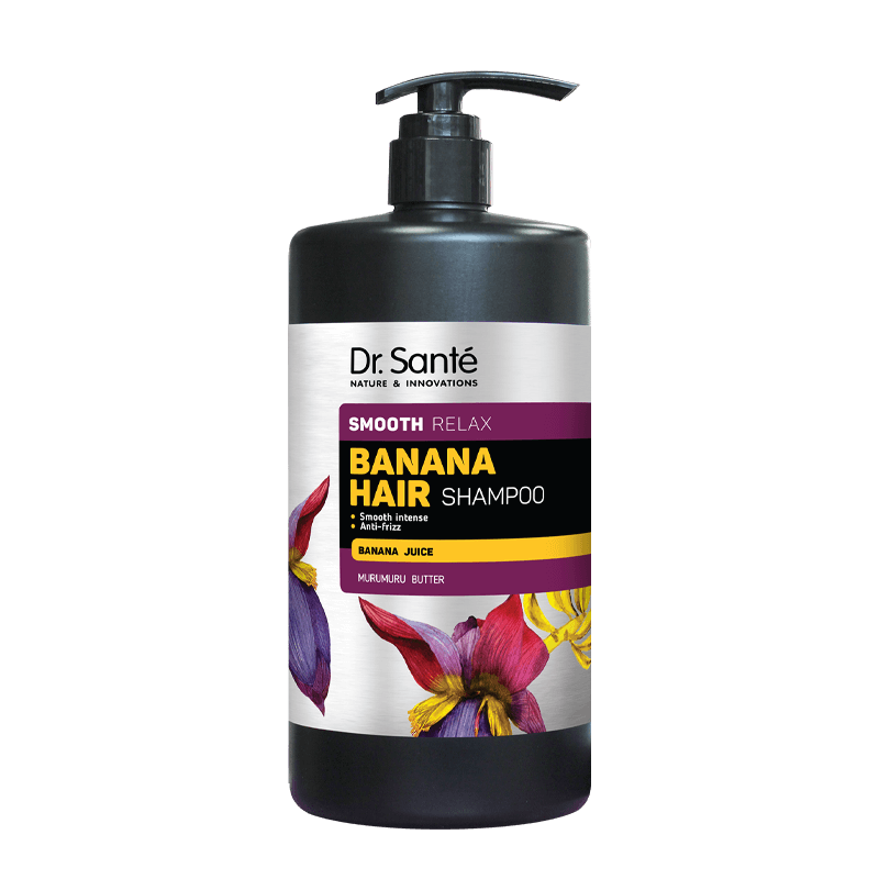 BANANA HAIR smooth relax Szampon Dr. Sante 1000ml