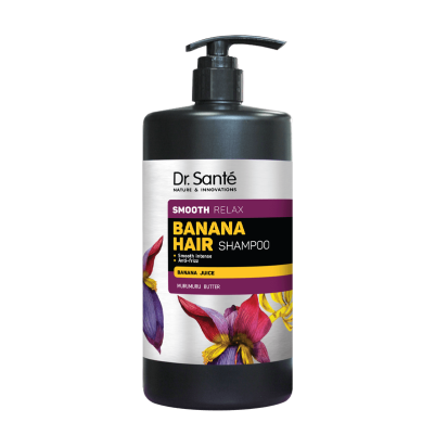 BANANA HAIR smooth relax Szampon Dr. Sante 1000ml