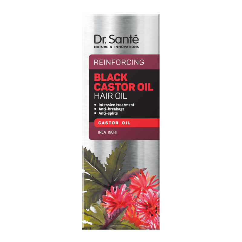 BLACK CASTOR OIL Olejek do włosów Dr. Sante