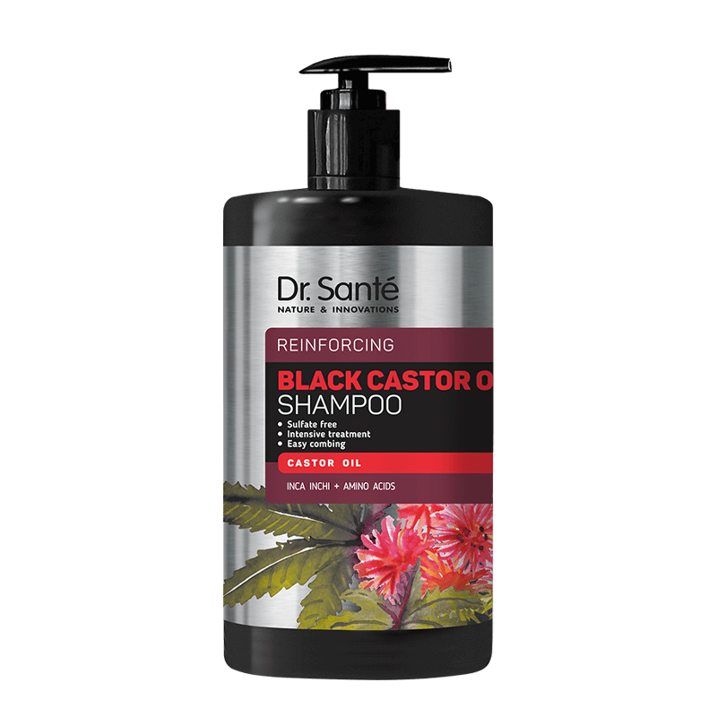 BLACK CASTOR OIL Szampon Dr. Sante