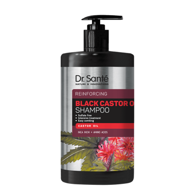 BLACK CASTOR OIL Szampon Dr. Sante