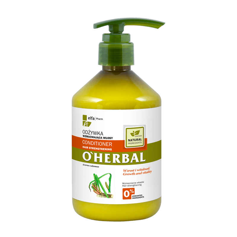 Odżywka wzmacniająca włosy z ekstraktem z kłącza tataraku O'Herbal 500ml