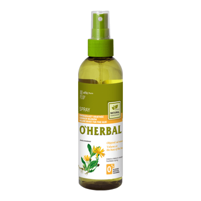 Spray zwiększający objętość cienkich włosów z ekstraktem z arniki O'Herbal 200ml