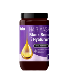 Black Seed Oil & Hyaluronic Acid Maska do włosów Bio Naturell 946ml