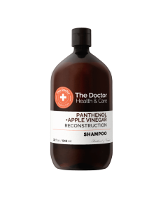 Health & Care szampon do włosów rekonstruujący. Ocet Jabłkowy + Pantenol The Doctor 946ml