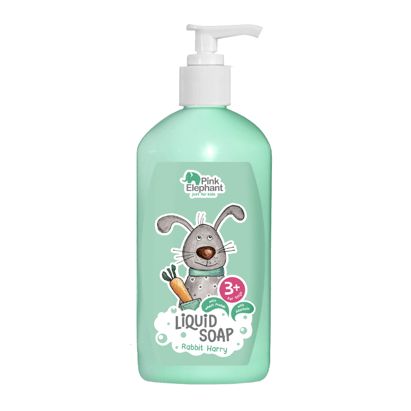 Mydło w płynie Królik Harry Pink Elephant 250ml