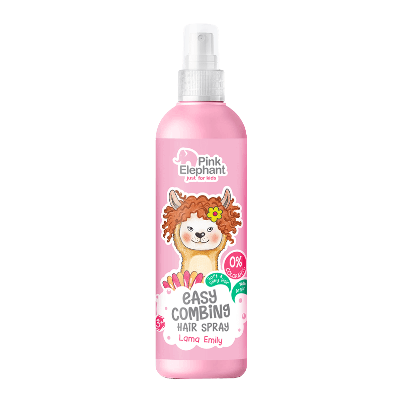 Spray do włosów łatwe rozczesywanie Lama Emily Pink Elephant 150ml