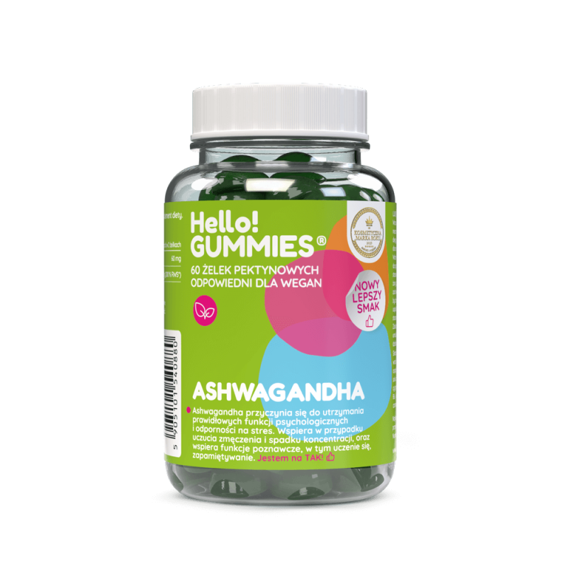 Ashwagandha Vege suplement diety Hello!Gummies 180g