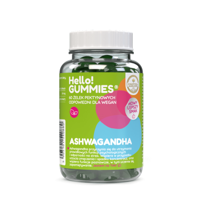 Ashwagandha Vege suplement diety Hello!Gummies 180g