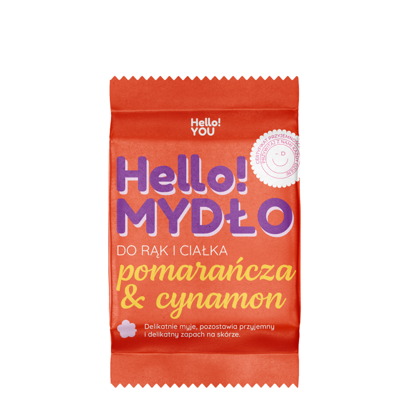 Mydło w kostce. Pomarańcza & Cynamon - 80 g