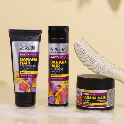 BANANA HAIR smooth relax Szampon Dr. Sante