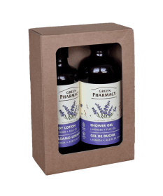 Zestaw prezentowy GREEN LAVENDER & FLAX OIL Green Pharmacy