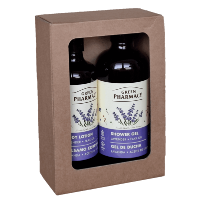 Zestaw prezentowy GREEN LAVENDER & FLAX OIL Green Pharmacy