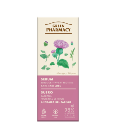 Serum przeciw wypadaniu włosów łopian białka pszenicy Green Pharmacy 100ml