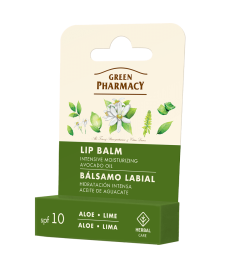 Balsam do ust Aloes i Limonka intensywne nawilżanie Green Pharmacy 3,6g